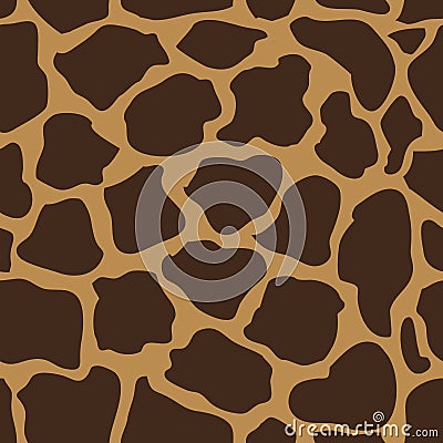 Seamless vector pattern with animal prints. Vector Illustration