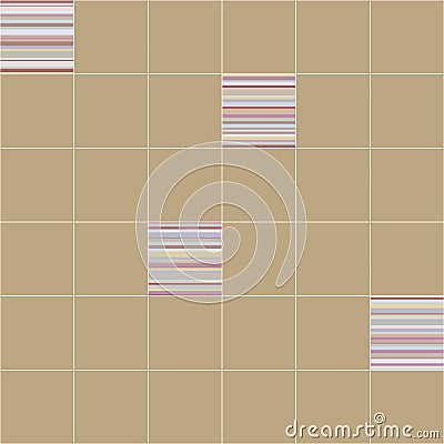 Seamless vector pattern. Ceramic tiles. Vector Illustration