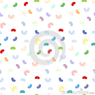 Seamless vector pattern jelly belly Vector Illustration