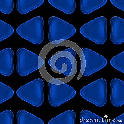 Seamless vector pattern made up of geometric shapes clay. Vector Illustration