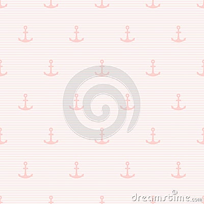 Seamless vector pattern in sea style. Vector Illustration