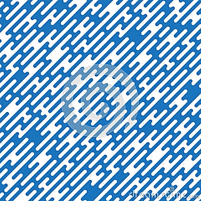 ROUNDED LINES DIAGONAL TRANSITION TEXTURE. SEAMLESS VECTOR PATTERN Vector Illustration