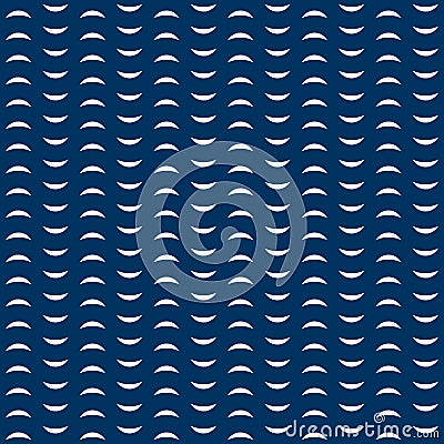 Seamless vector pattern with waves Vector Illustration