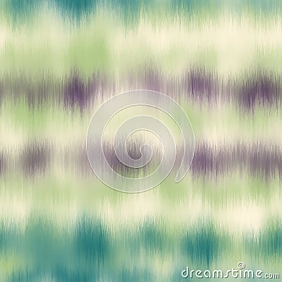 Seamless vector tie dye multicolor bleeding stripe pattern for surface print Vector Illustration