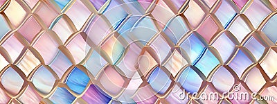 Seamless Vintage Abstract pearl glass background with shimmering mother of pearl and rainbow colours Stock Photo