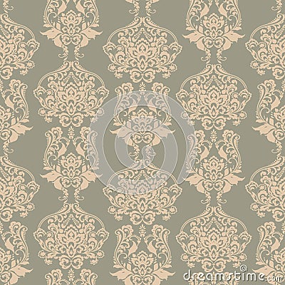 Seamless vintage background. Vector background for textile design. Vector Illustration