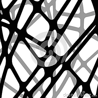 Seamless volume background of intersecting lines Vector Illustration