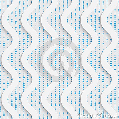 Seamless Volume Pattern. Abstract Technology Background Vector Illustration