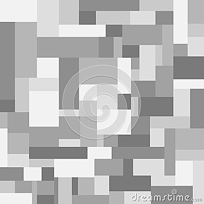 Seamless wallpaper from gray rectangles Cartoon Illustration