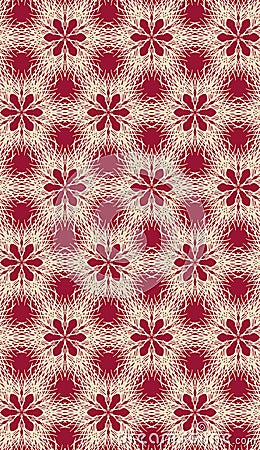 Seamless Wallpaper Pattern Stock Photo