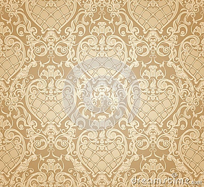 Seamless wallpaper pattern Vector Illustration