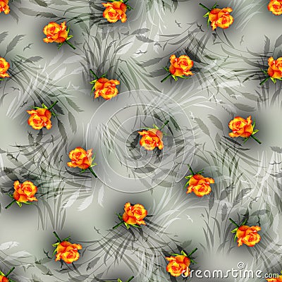 seamless watercolor digital background pattern Digital abstrac pattern. Stock Photo