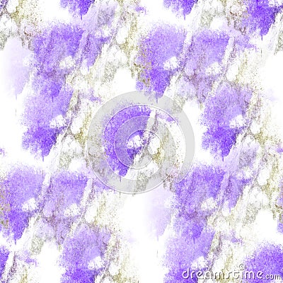 Seamless watercolor lilac and gray artist Mural Stock Photo