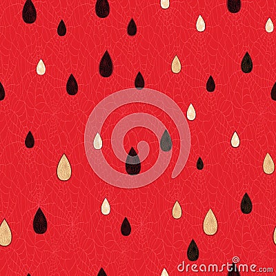 Seamless watermelon pattern Vector Illustration