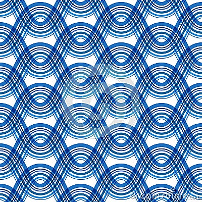 Seamless wavy pattern Vector Illustration