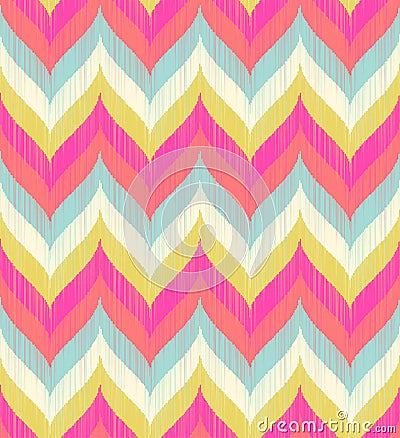 Seamless wavy zigzag background pattern Vector Illustration