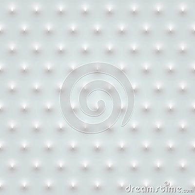 Seamless white peaked tile textured panel Stock Photo