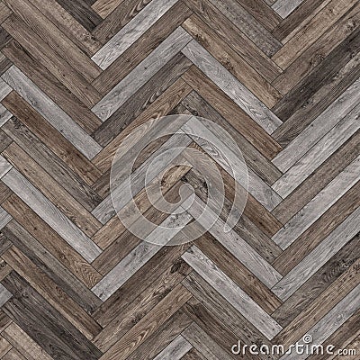 Seamless wood parquet texture herringbone neutral Stock Photo