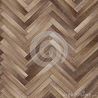 Seamless wood parquet texture herringbone various Stock Photo