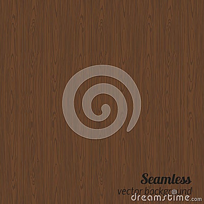 Seamless wood pattern. Vector Illustration