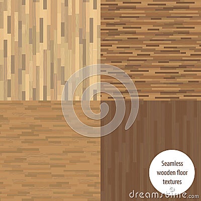 Seamless wooden parquet Vector Illustration