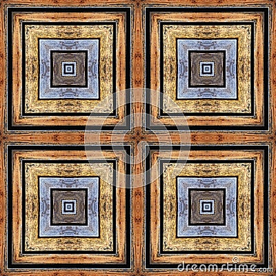 Seamless wooden pattern, aged floor tiles Stock Photo