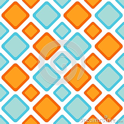 Seamless zigzag diamonds backgound pattern Stock Photo