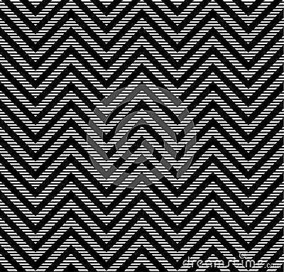 Seamless zigzag vector texture Vector Illustration