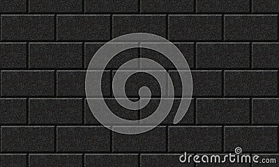 Seamlessly black wall. Stock Photo