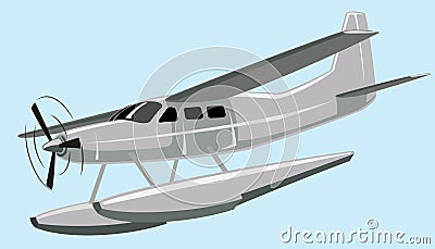 Seaplane Vector Illustration