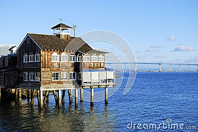 Seaport Village San Diego Editorial Stock Photo