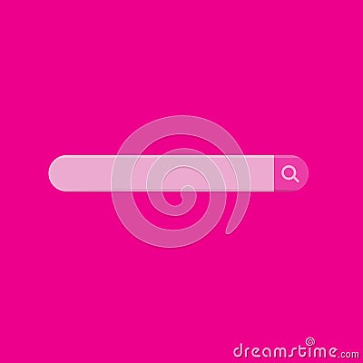 Search bar design for yor web design. Vector Illustration