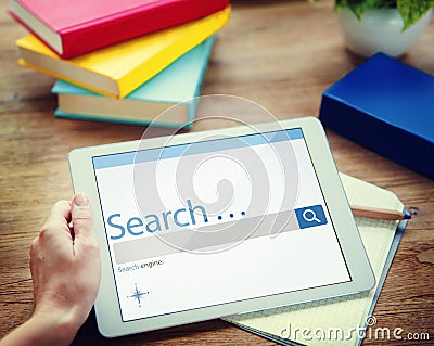 Search Browse Find Internet Search Engine Concept Stock Photo