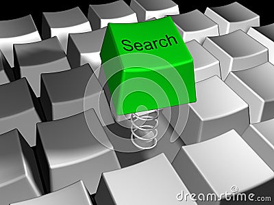 Search button Stock Photo