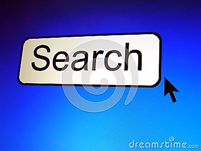 Search Button Stock Photo