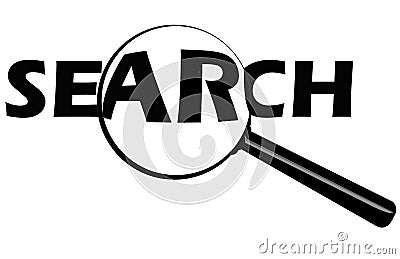 Search button Stock Photo