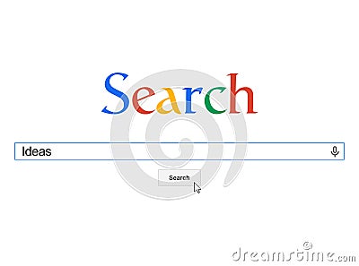 Search engine ideas Stock Photo