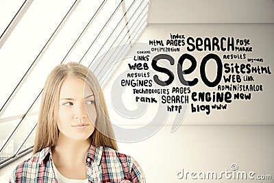 Search engine optimization concept Stock Photo