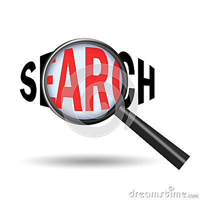 Search icon Stock Photo