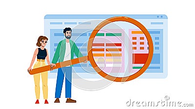 search latent semantic indexing lsi vector Vector Illustration