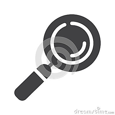 Search magnifying glass icon vector Vector Illustration