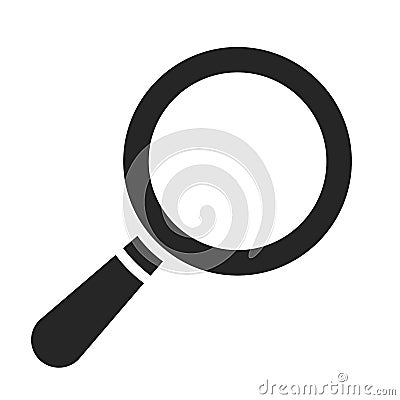 Search magnifying glass web icon Vector Illustration