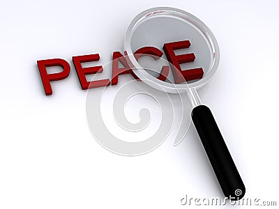 Search for peace Stock Photo