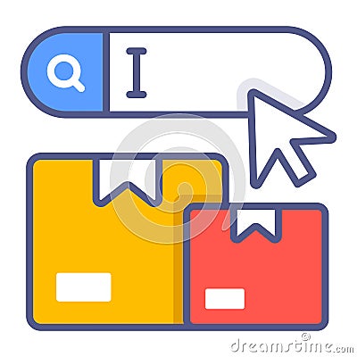 search product Modern concepts design Vector Illustration