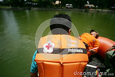 Search and rescue team training Editorial Stock Photo