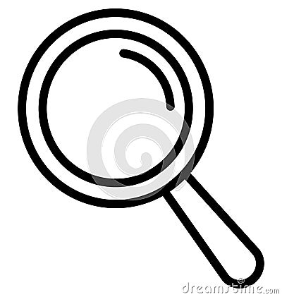 Search, search analytics Line Isolated Vector Icon That can be easily modified or edit Vector Illustration