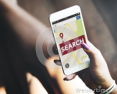 Search Searching Exploration Discover Inspect Finding Concept Stock Photo