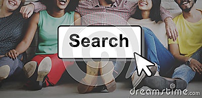 Search Searching Finding Looking Optimisation Concept Stock Photo