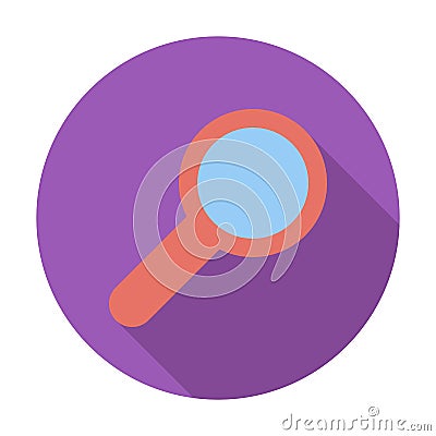 Search single icon. Vector Illustration