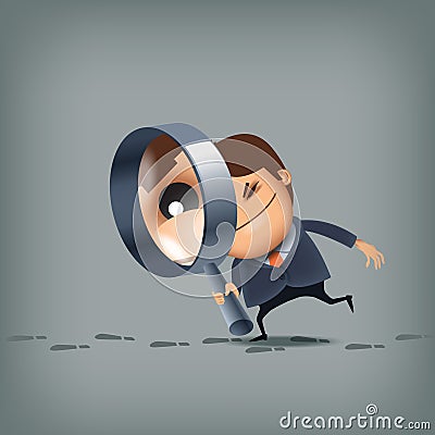 Search. Vector format Vector Illustration